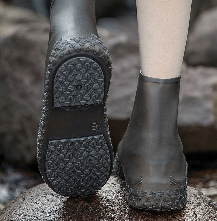 👟💧 Fundas para zapatos de lluvia resistentes — Impermeables, antideslizantes y plegables para aventuras al aire libre