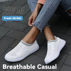 Breathable Mesh Work Slip-on Sneakers