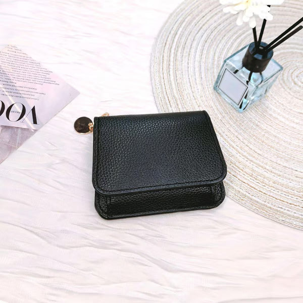 💖¡COMPRA 1 Y LLEVA 1 GRATIS!!💕Cartera corta RFID para mujer – Elegante tarjetero con llavero y monedero