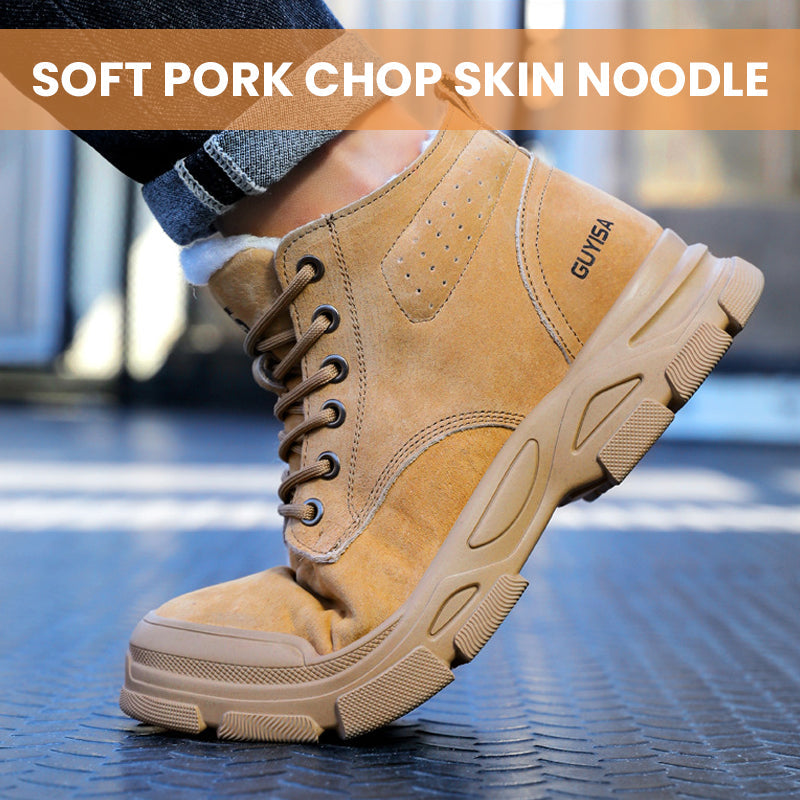 Men's High Top Fleece Shoes