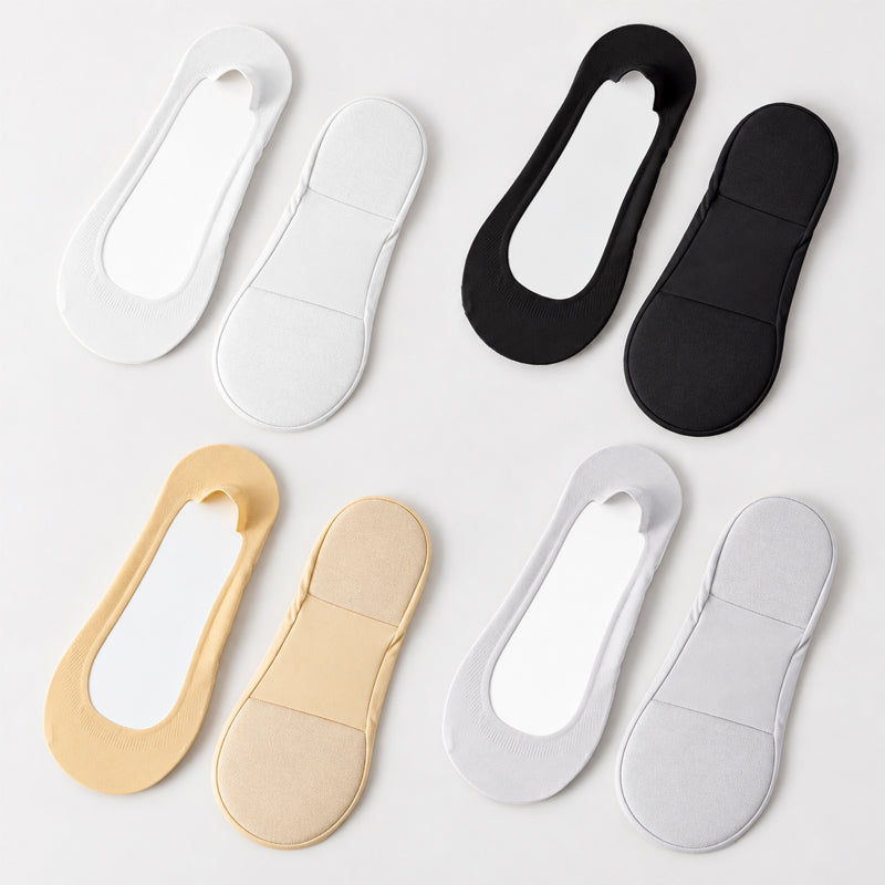 🧦👟 Calcetines deportivos transpirables y invisibles — Antideslizantes, acolchados y cómodos