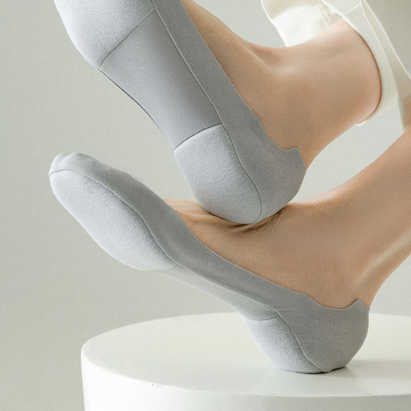 🧦👟 Calcetines deportivos transpirables y invisibles — Antideslizantes, acolchados y cómodos