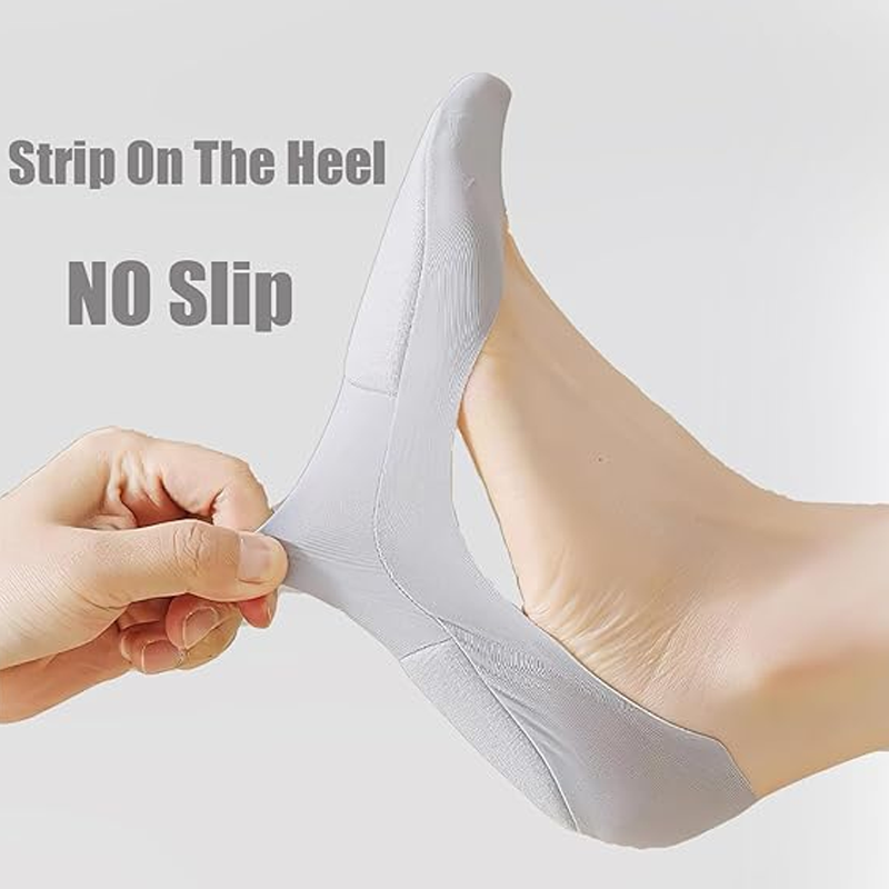 🧦👟 Calcetines deportivos transpirables y invisibles — Antideslizantes, acolchados y cómodos