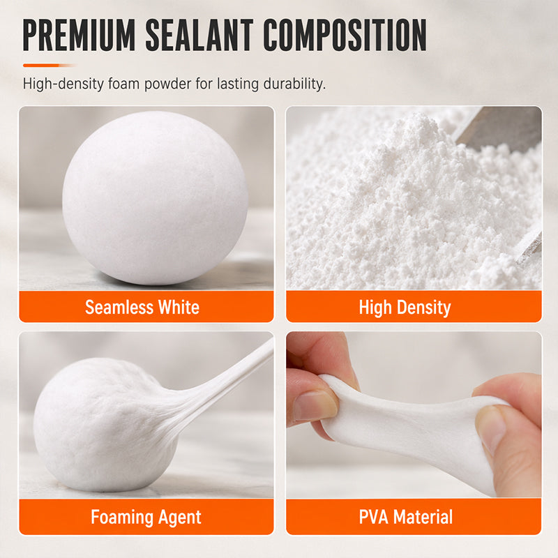 🧱💧 Arcilla impermeable para sellar agujeros en paredes — Sellador flexible para huecos de tuberías, agujeros de aire acondicionado y grietas