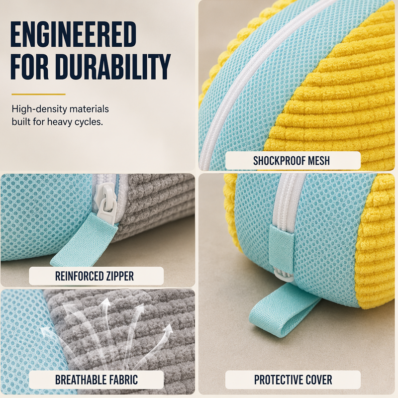 👟 Bolsa Protectora de Lavado para Zapatos | Conserva la Forma en Lavadora